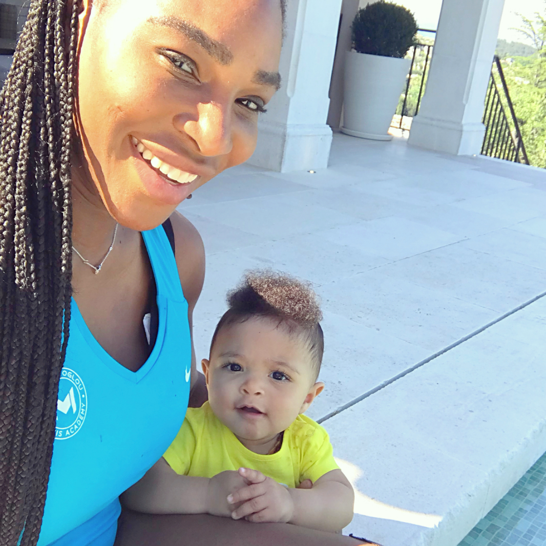 Could These Photos Of Serena Williams, Her Husband Alexis Ohanian and Their Daughter Be Any More Adorable?
